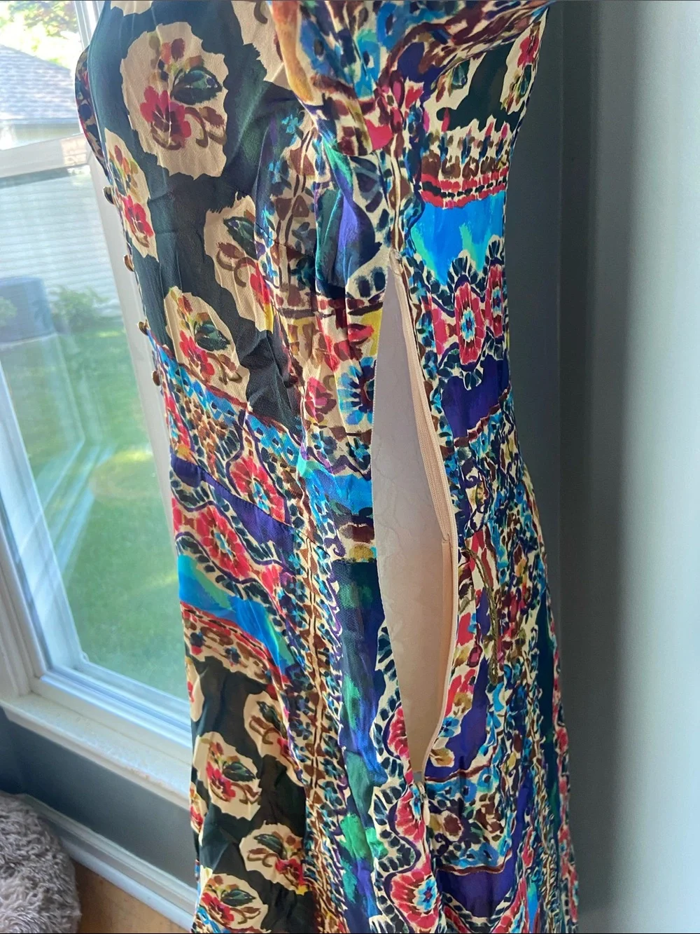 Zara patchwork bohemian dress - Picture 9 of 10
